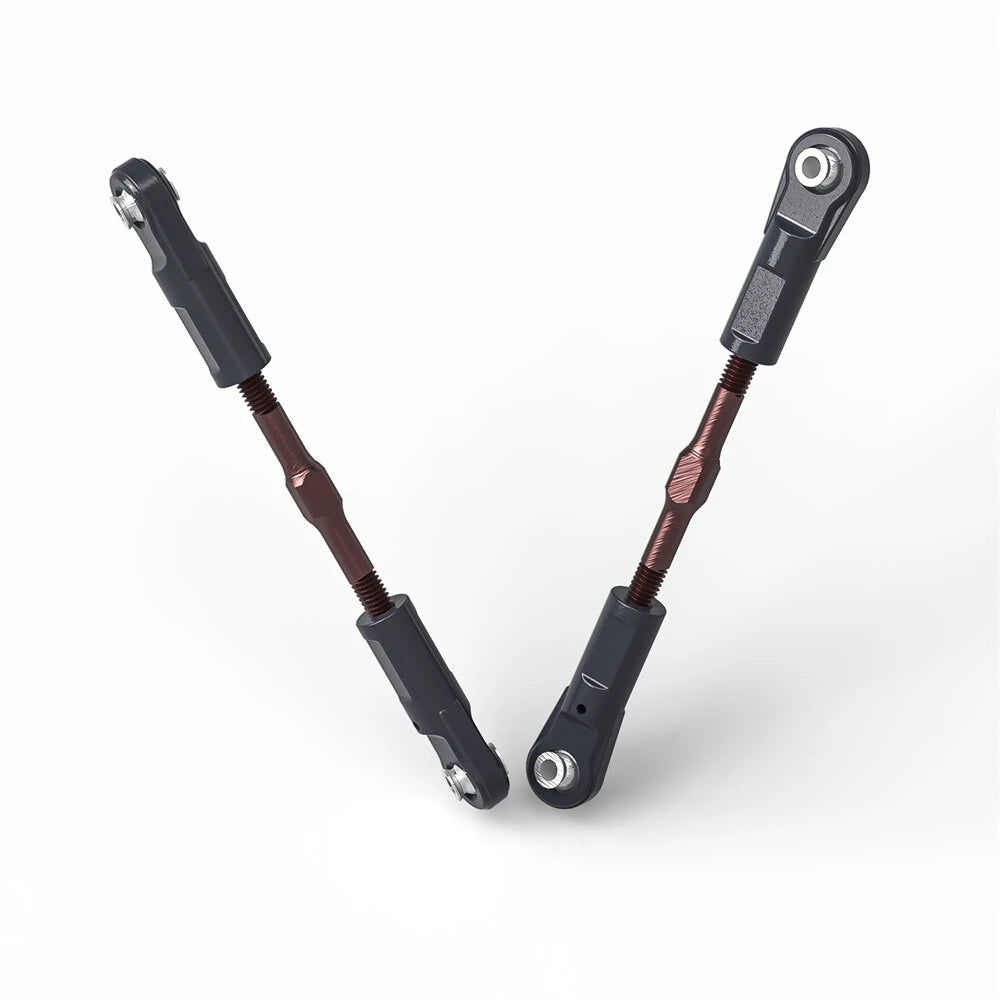 2PCS ZD Racing MT09 1/7 Brushless Monster Truck RC Car Parts Upper/Steering Linkage Rod Vehicles Models Spare Accessories 09019 09020