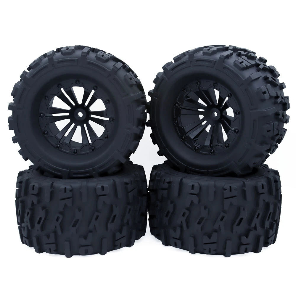 4PCS ZD Racing 1/10 Truck Universal Wheel Tire for HPI HSP Savage XS TM Flux RC Car Parts