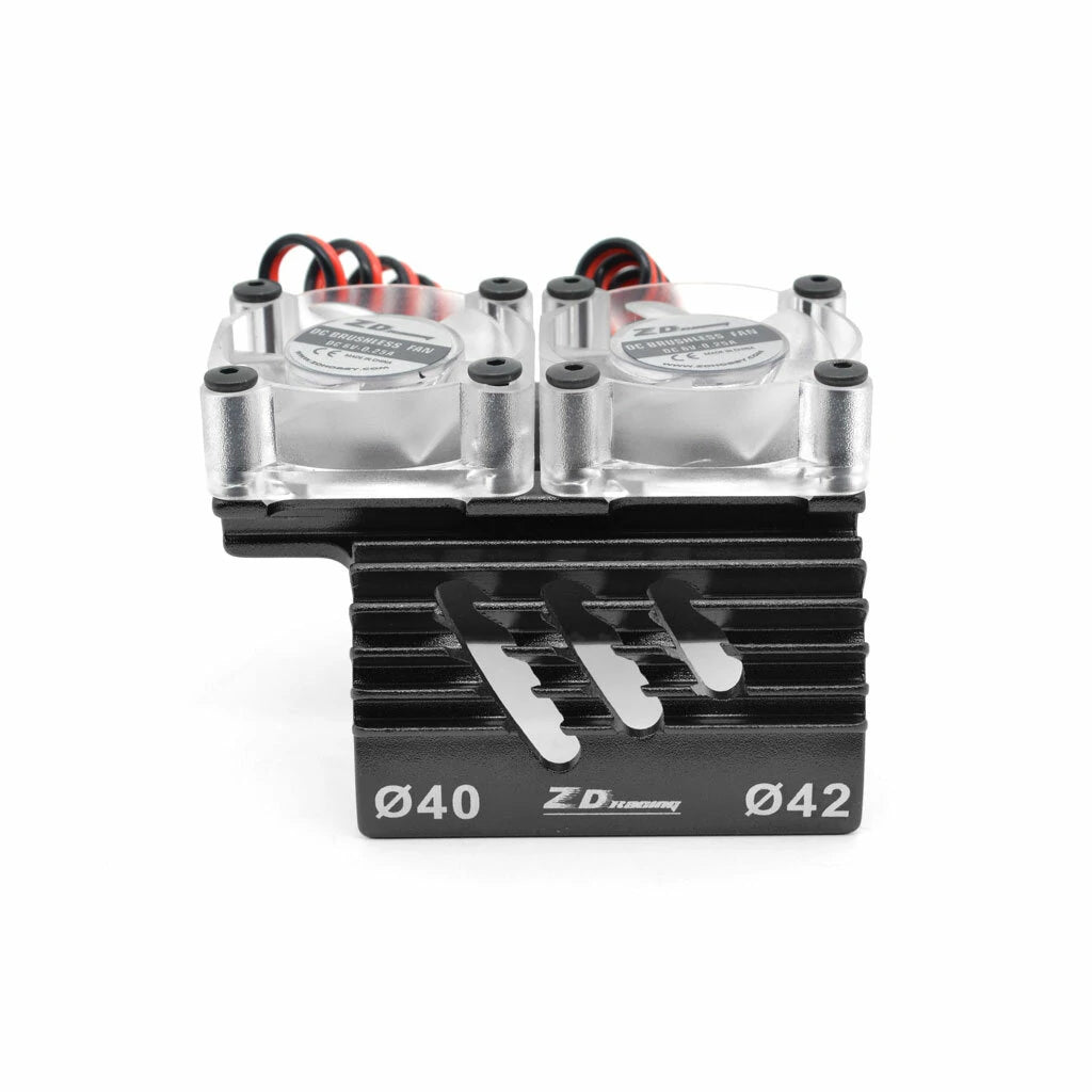 ZD Racing EX07 1/7 4WD ELECTRIC HYPERCAR Brushless RC Car Drift Double Motor Cooling Fan For Hobbywing 40 42 mm Motor8553 Vehicle Models Parts
