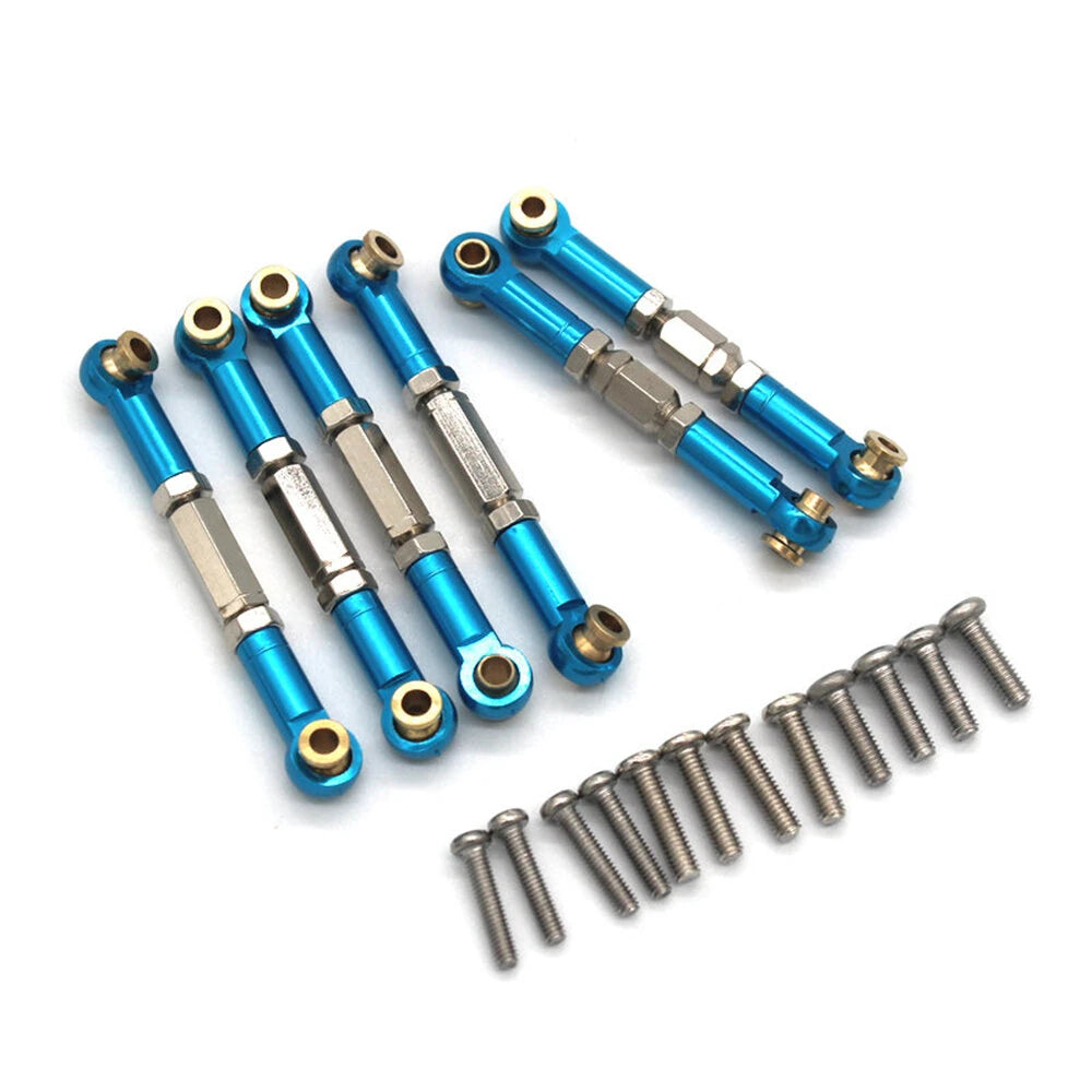 Upgraded Metal Parts Adjustable Tie Rod for Gladiator 1/14 ZD Racing MT16 BX12 X12S JIUSI MT14R PT14R RC Cars Vehicles Models Spare Parts Accessories