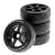 4PCS Rally On-Road Tires Wheels 17mm Hex for ARRMA ZD Racing HSP HNR X3GT 1/7 1/8 RC Car Vehicles Model Parts