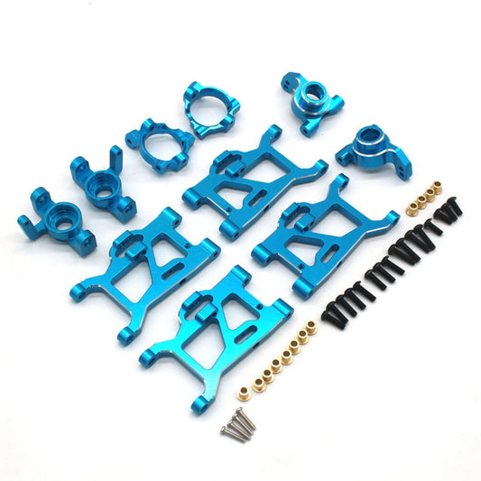 Upgraded Metal Parts Suspension Swing Arm Steering Cup Set for 1/14 1/16 ZD Racing MT16 Rlaarlo JIUSI MT14R PT14R RC Cars Vehicles Models Spare Accessories