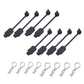 8PCS RC Car Body Clip Rubber Retainer Shell Fixed Buckle Lock 8301 for Arrma Losi ZD Racing 1/8 1/10 1/16 Vehicles Models Parts