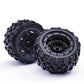 2PCS ZD Racing MT16 1/16 RC Car Parts Tires Wheels Rims Pre-Glued Vehicles Models Spare Accessories 16026
