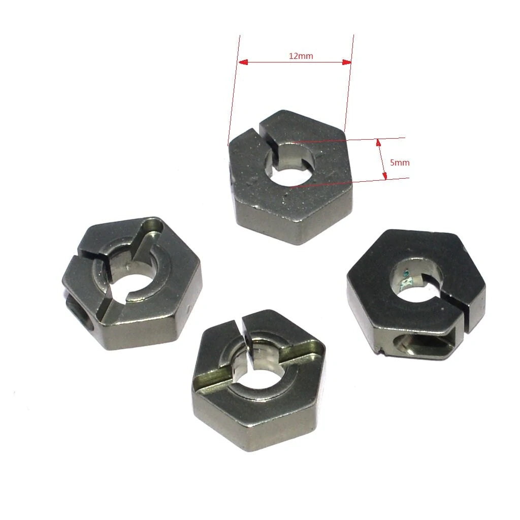 ZD Racing Aluminum 12mm Hexagonal Adapter 7188 For LRP HSP HPI FS Wltoys Off-road Truck Rc Car Parts