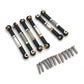 Upgraded Metal Parts Adjustable Tie Rod for Gladiator 1/14 ZD Racing MT16 BX12 X12S JIUSI MT14R PT14R RC Cars Vehicles Models Spare Parts Accessories