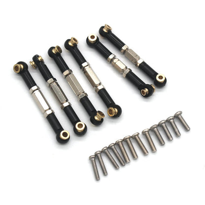 Upgraded Metal Parts Adjustable Tie Rod for Gladiator 1/14 ZD Racing MT16 BX12 X12S JIUSI MT14R PT14R RC Cars Vehicles Models Spare Parts Accessories