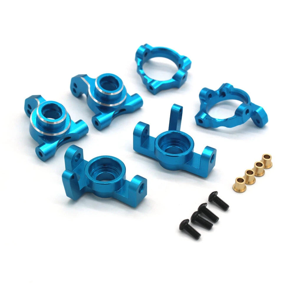 Upgraded Metal Parts Rear Wheel Seat Steering Cup C Hub Set for 1/14 ZD Racing MT16 Rlaarlo JIUSI MT14R PT14R RC Cars Vehicles Models Spare Accessories