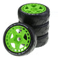 4PCS Rally On-Road Tires Wheels 17mm Hex for ARRMA ZD Racing HSP HNR X3GT 1/7 1/8 RC Car Vehicles Model Parts