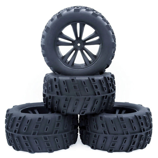 4PCS ZD Racing 1/10 Truck Universal Wheel Tire for HPI HSP Savage XS TM Flux RC Car Parts