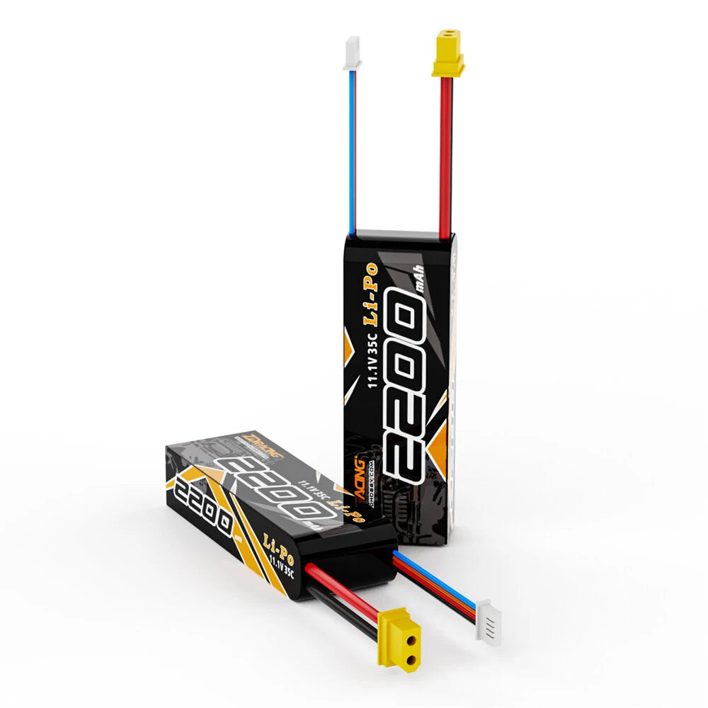 ZD Racing MT16 1/16 RC Car Parts 11.1V 2200mAh 35C 3S Lipo Battery XT60 Plug Vehicles Models Spare Accessories 16074