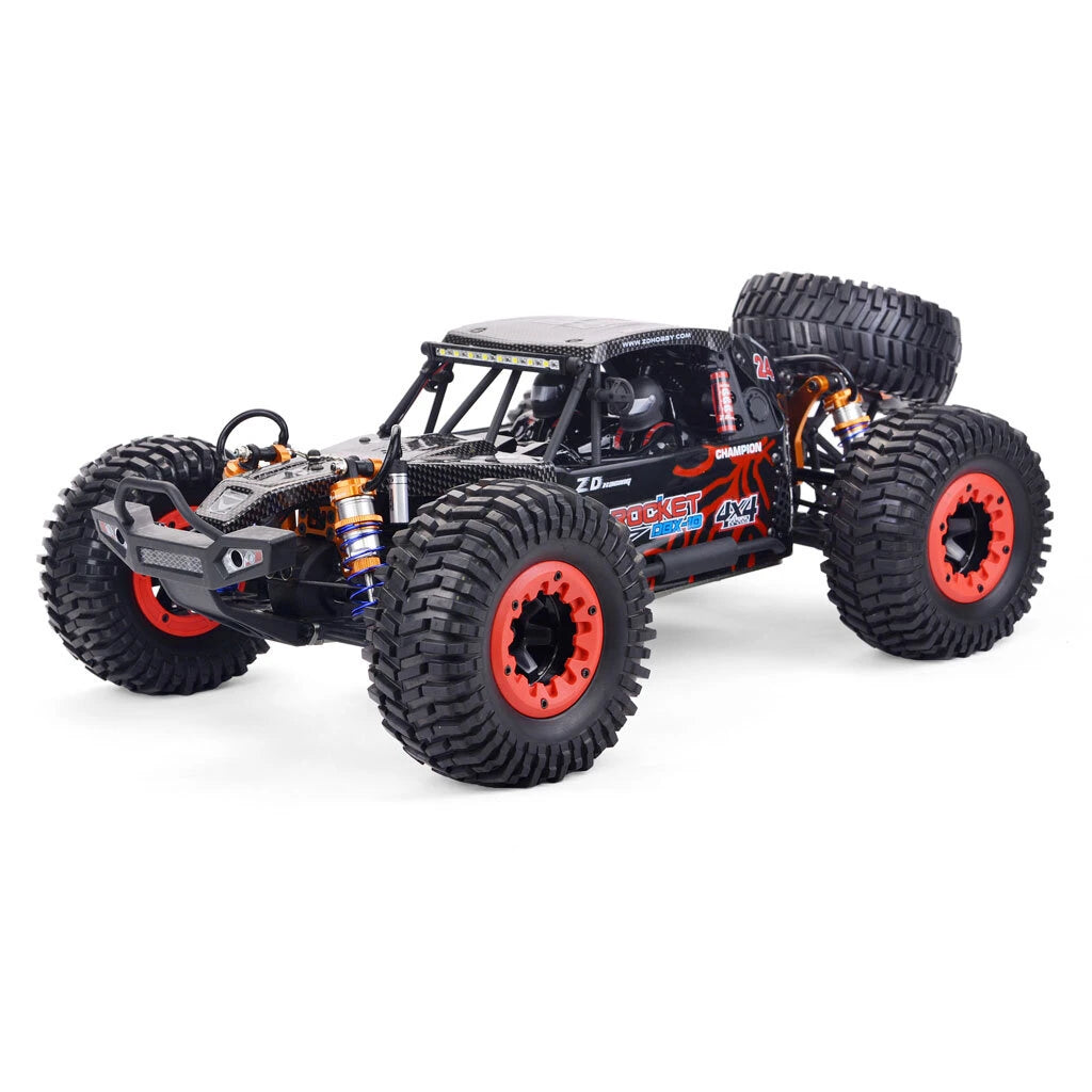 ZD Racing DBX 10 1/10 4WD 2.4G Desert Truck Brushless RC Car High Speed Off Road Vehicle Models 80km/h W/ Spare Tire