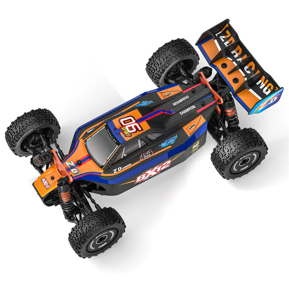 ZD Racing BX12 RTR 1/12 2.4G 4WD 70km/h 3S Brushless RC Car High Speed Racing Off-Road Truck Metal Chassis Gears Differential Vehicles Models Oil Filled Shocks Toys