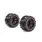 2PCS ZD Racing MT09 1/7 Brushless Monster Truck RC Car Parts Wheels Tires Wheelie Bar Assembly Vehicles Models Spare Accessories 09009 09049