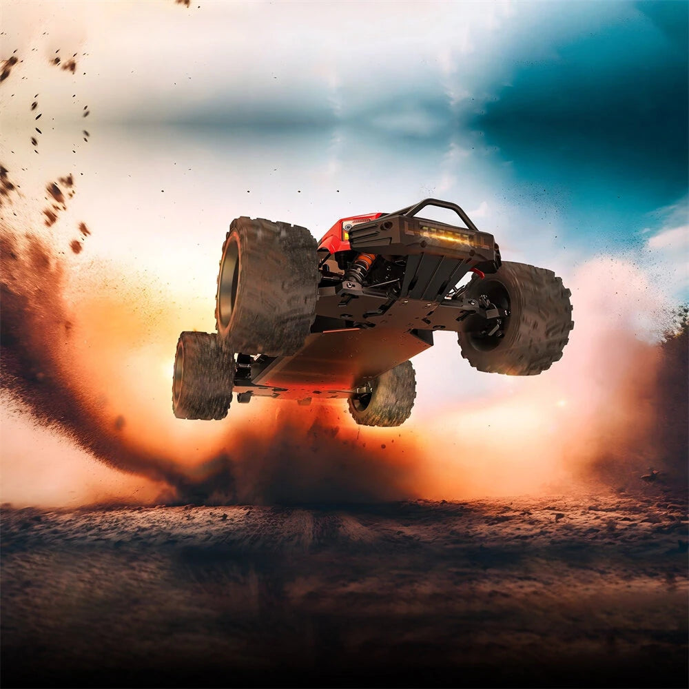 ZD Racing MT09 RTR 1/9 2.4G 4WD 85km/h 4S Brushless RC Car Desert Off-Road Monster Truck Large Foot Metal Chassis Drive Shaft Gears Oil Filled Shocks LED Light Professional High Speed Vehicles Models Toys