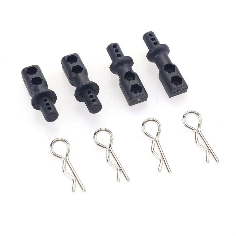 ZD Racing 8185 RC Car Body Mount Posts with Shell Clips Set for 9021 V3 Truggy 1/8 Vehicles Parts