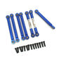 7PCS Pull Rods For ZD Racing DBX-10 1/10 Rc Car Metal Whole Vehicle Parts