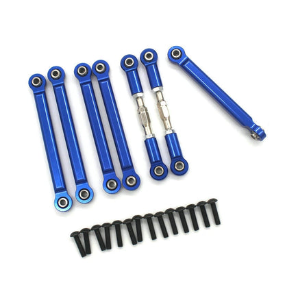 7PCS Pull Rods For ZD Racing DBX-10 1/10 Rc Car Metal Whole Vehicle Parts