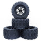 4PCS ZD Racing 1/10 Truck Universal Wheel Tire for HPI HSP Savage XS TM Flux RC Car Parts