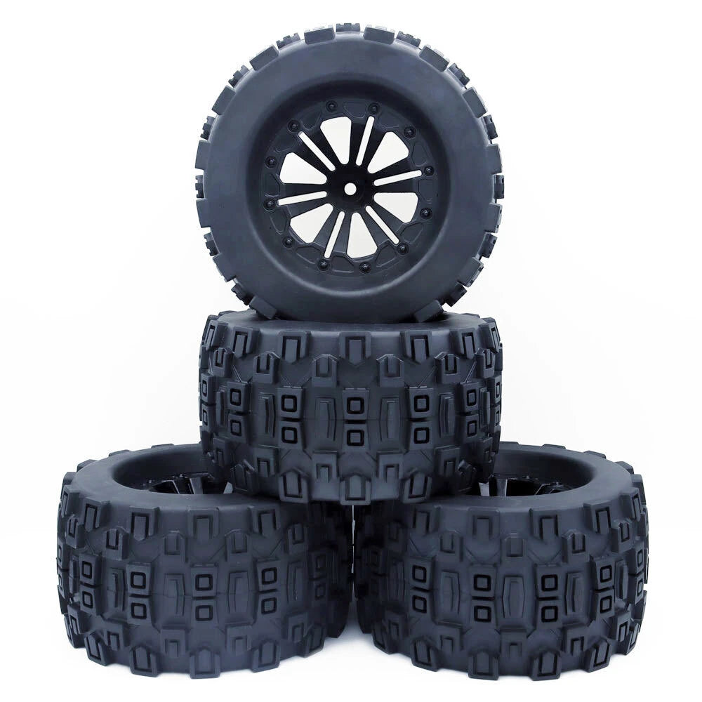 4PCS ZD Racing 1/10 Truck Universal Wheel Tire for HPI HSP Savage XS TM Flux RC Car Parts