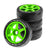 4PCS Rally On-Road Tires Wheels 17mm Hex for ARRMA ZD Racing HSP HNR X3GT 1/7 1/8 RC Car Vehicles Model Parts