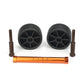 2PCS ZD Racing MT09 1/7 Brushless Monster Truck RC Car Parts Wheels Tires Wheelie Bar Assembly Vehicles Models Spare Accessories 09009 09049