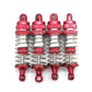 4PCS Upgraded Metal Parts Oil Filled Shock Absorbers Dampers for 1/14 ZD Racing MT16 Rlaarlo JIUSI MT14R PT14R RC Cars Vehicles Models Spare Accessories