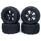 4PCS ZD Racing 1/10 Truck Universal Wheel Tire for HPI HSP Savage XS TM Flux RC Car Parts