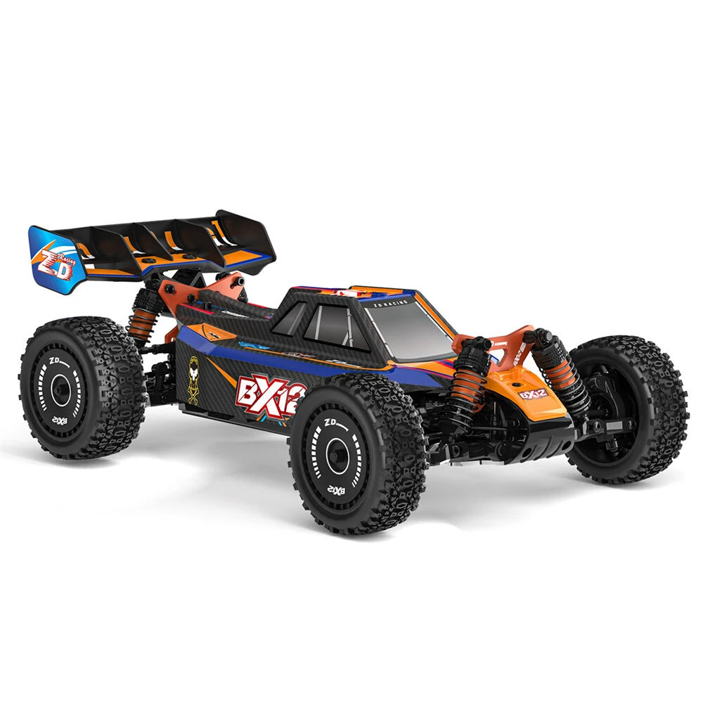 ZD Racing BX12 RTR 1/12 2.4G 4WD 70km/h 3S Brushless RC Car High Speed Racing Off-Road Truck Metal Chassis Gears Differential Vehicles Models Oil Filled Shocks Toys