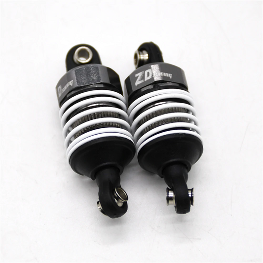 2PCS ZD Racing EX16 S16 1/16 RC Car Spare Oil Filled Shocks Absorber Damper 6626 Vehicles Models Parts Accessories