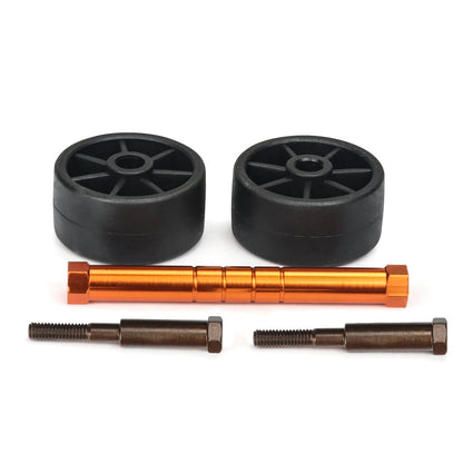 2PCS ZD Racing MT09 1/7 Brushless Monster Truck RC Car Parts Wheels Tires Wheelie Bar Assembly Vehicles Models Spare Accessories 09009 09049