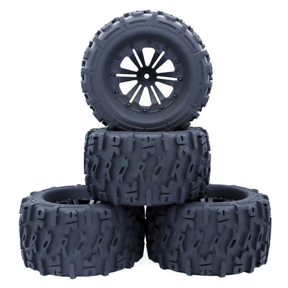 4PCS ZD Racing 1/10 Truck Universal Wheel Tire for HPI HSP Savage XS TM Flux RC Car Parts