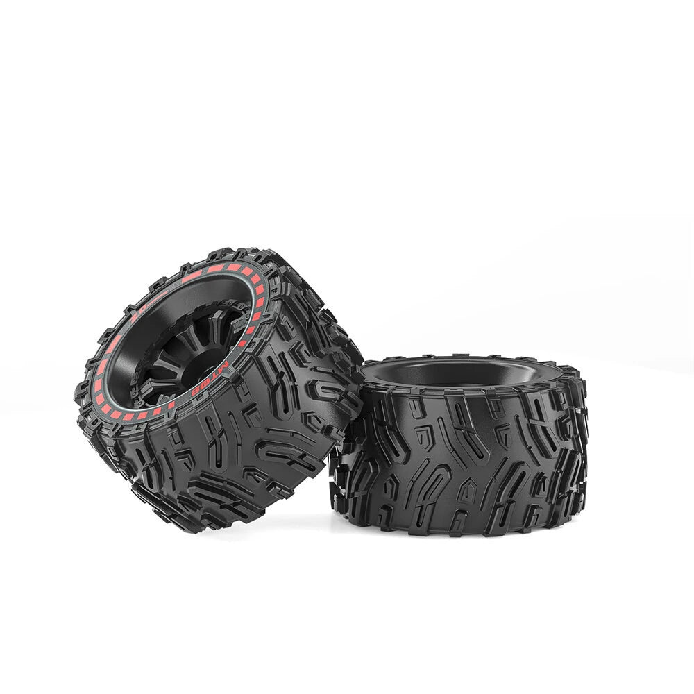 2PCS ZD Racing MT09 1/7 Brushless Monster Truck RC Car Parts Wheels Tires Wheelie Bar Assembly Vehicles Models Spare Accessories 09009 09049