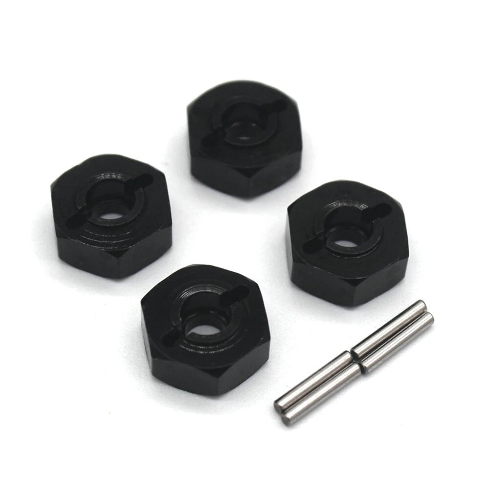 4PCS Upgraded Metal Parts Hexagonal Adapter for 1/14 ZD Racing MT16 Rlaarlo JIUSI MT14R PT14R RC Cars Vehicles Models Spare Accessories