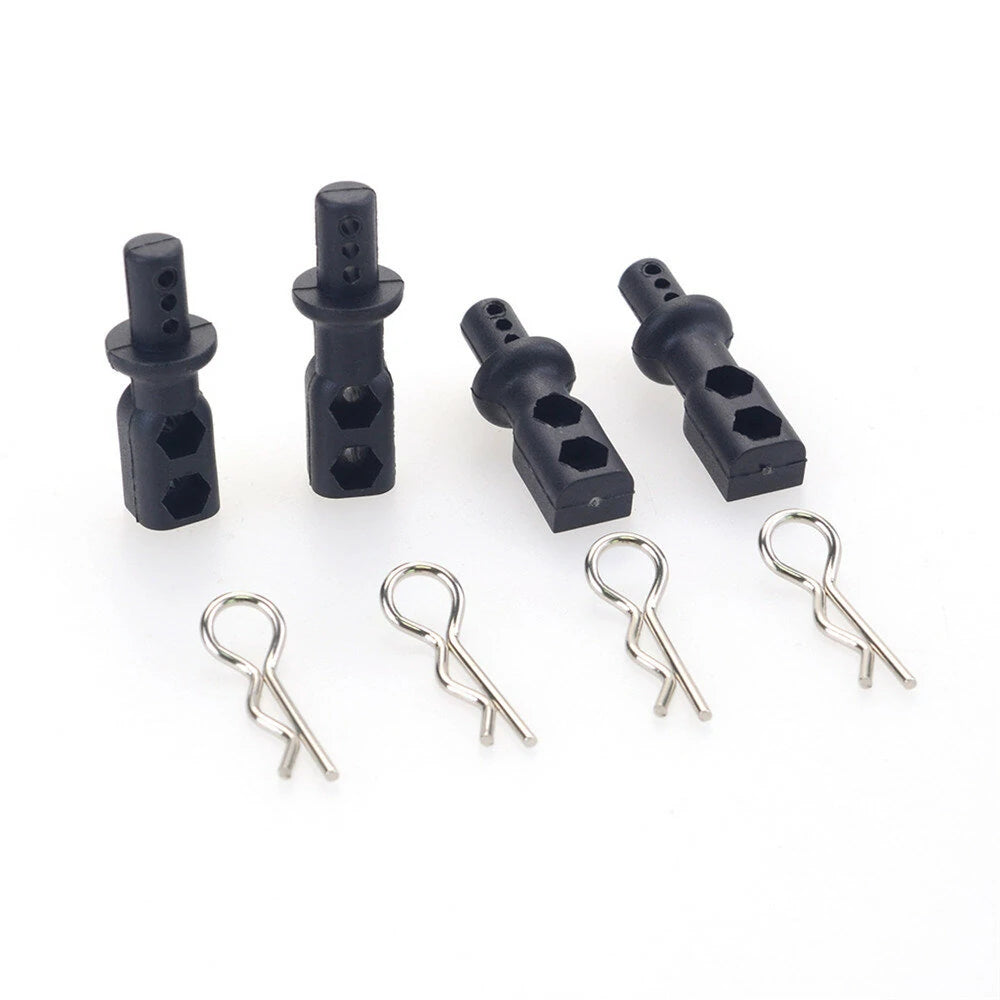 ZD Racing 8185 RC Car Body Mount Posts with Shell Clips Set for 9021 V3 Truggy 1/8 Vehicles Parts