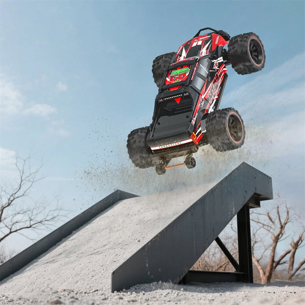 ZD Racing MT09 RTR 1/9 2.4G 4WD 85km/h 4S Brushless RC Car Desert Off-Road Monster Truck Large Foot Metal Chassis Drive Shaft Gears Oil Filled Shocks LED Light Professional High Speed Vehicles Models Toys