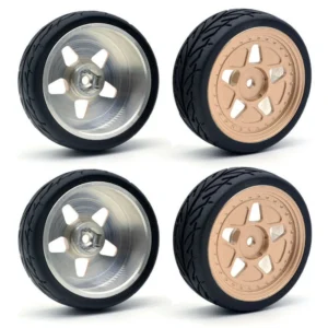 4pcs zd racing ex16 s16 1/16 rc car spare tires wheels metal rims 6630 vehicles models parts accessories