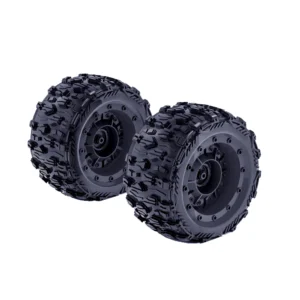 2pcs zd racing mt16 1/16 rc car parts tires wheels rims pre glued vehicles models spare accessories 16026