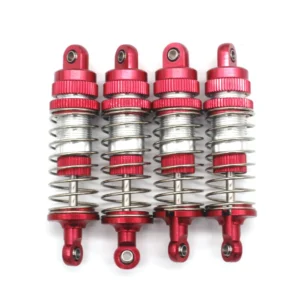 4pcs upgraded metal parts oil filled shock absorbers dampers for 1/14 zd racing mt16 rlaarlo jiusi mt14r pt14r rc cars vehicles models spare accessories