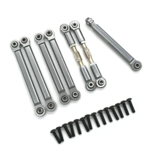 7pcs pull rods for zd racing dbx 10 1/10 rc car metal whole vehicle parts